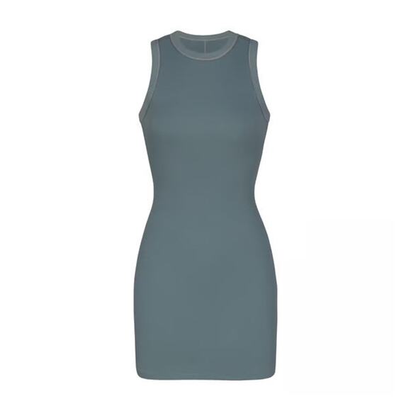 SKIMS Cotton Rib Tank Mini Dress - S - Picture 1 of 6